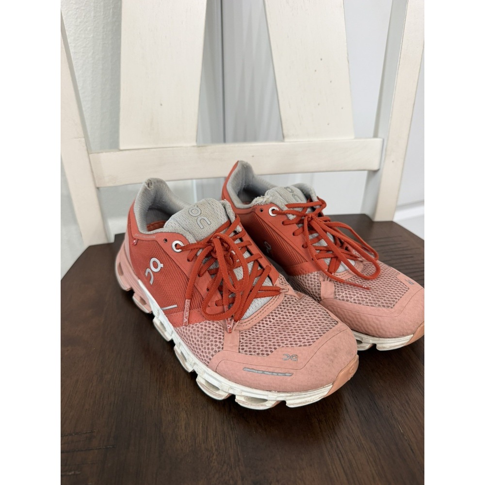 On Running Cloudflyer Women's Running Shoes Sneakers Ginger White Size 6